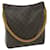Louis Vuitton Looping GM Brown Cloth  ref.1235003
