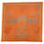 Hermès HERMES CARRE 90 Orange Silk  ref.1235011