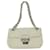 Classique Sac à rabat Chanel Cuir Blanc  ref.1235189