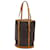 Louis Vuitton Bucket GM Brown Cloth  ref.1235220