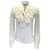 Moschino Couture Blusa in chiffon di seta con dettaglio fiocco avorio Crudo  ref.1235540