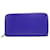 Louis Vuitton Zippy Azul Couro  ref.1235745