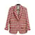 Sandro Jackets White Red Cotton Acrylic  ref.1235782