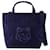Autre Marque Kleine Einkaufstasche „Fox Head“ – Maison Kitsune – Baumwolle – Blau  ref.1235836