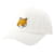 Autre Marque Grande testa di volpe 6p Cappellino - Maison Kitsune - Cotone - Bianco  ref.1235878