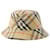 Bias Check Bucket Hat - Burberry - Synthetic - Beige  ref.1235882