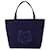 Autre Marque Große Einkaufstasche „Fox Head“ – Maison Kitsune – Baumwolle – Blau  ref.1235946