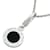 Autre Marque 18K Logo Onyx Pendant Necklace Metal  ref.1235955