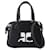 Mini Bowling Bag - Courreges - Leather - Black Pony-style calfskin  ref.1236011