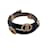 Bracelet enroulé enroulé doublé de cuir noir Bulgari  ref.1236024
