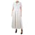 Philosophy Di Alberta Ferretti Vestido maxi bordado inglês branco - tamanho Reino Unido 12 Poliéster  ref.1236067