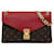 Louis Vuitton Brown Monogram Pallas Chain Red Leather Cloth Pony-style calfskin  ref.1236123
