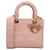 Dior Pink Medium Cannage Lady D-Lite Cloth Cloth  ref.1236135