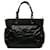 Schwarze große Paris-Biarritz-Tasche von Chanel Leinwand Tuch  ref.1236139