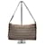 Fendi Zucchino Baguette shoulder bag Brown Leather Cloth  ref.1236164