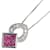 Autre Marque 18Collier pendentif diamant rubis K  ref.1236208