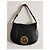 Borsa hobo Lancel in pelle nera con finiture oro Nero Gold hardware - vista 12