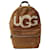 UGG Dannie Mini Sheepskin backpack in brown suede calf leather and beige sheepskin Camel  ref.1236258