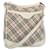 BURBERRY Nova Check Shoulder Bag Nylon Canvas Beige Auth 65017  ref.1236263