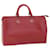 Louis Vuitton Epi Speedy 35 Handtasche Kastilisch Rot M42997 LV Auth 58749 Leder  ref.1236296