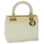 Christian Dior Lady Dior Canage Hand Bag Nylon Cream Auth 65425  ref.1236342