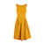 Vestido midi plissado Moschino Amarelo  ref.1236424