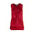 Moschino-Top mit Rüschenkragen Rot  ref.1236425