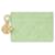 Louis Vuitton Porta-cartões LV Charms verde primavera Couro  ref.1236482