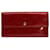 Louis Vuitton Porte tresor international Cuir vernis Rouge  ref.1236491