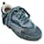 Loewe Blue Distressed Denim Platform Sneakers Cloth  ref.1236781