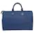 Louis Vuitton Speedy 35 Blu Pelle  ref.1236831
