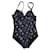 Chanel Costumi da bagno Nero Cotone Elastan