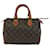 Louis Vuitton Speedy 25 Brown Cloth  ref.1237108