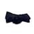 Chanel Grampo de cabelo com laço de flor de camélia preta vintage de cetim preto Lona  ref.1237120