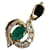 Autre Marque 18K Emerald Pendant Metal  ref.1237276