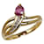 Autre Marque 18K Ruby Diamond Ring Metal  ref.1237277