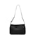 Prada Nylon Leather Logo Plate One Shoulder Bag in Good Condition Black Cloth  ref.1237287