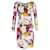 Dolce & Gabbana Vestido tubo Charmeuse de seda con estampado floral  ref.1237357