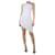 Norma Kamali Weißes, gerafftes Kleid aus Stretch-Jersey – Größe S Polyester  ref.1237411