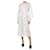 Autre Marque White belted wide-sleeved lace midi cover-up - size UK 10  ref.1237427