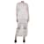 Ermanno Scervino Vestido largo de encaje transparente color crema - talla UK 10 Crudo  ref.1237428