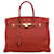 Hermès rouge 2003 Togo Birkin 35 Cuir Veau façon poulain  ref.1237630