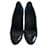 Chanel Heels Black Satin  ref.1237697