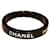 Bracciale Chanel nero Acetato  ref.1237709