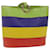 Céline CELINE Shoulder Bag Leather Red Blue Green Auth 65025  ref.1237774