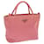 PRADA Hand Bag Nylon Pink Auth ac2749  ref.1237811