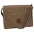 FENDI Shoulder Bag Leather Brown Auth ti1511  ref.1237824