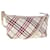 BURBERRY Nova Check Blue Label Bolso de hombro Nylon Blanco Rojo Auth 59498 Roja  ref.1237832