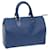 Louis Vuitton Epi Speedy 25 Bolsa de Mão Azul Toledo M43015 Autenticação de LV 64819 Couro  ref.1237837