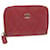 CHANEL Matelasse Coin Purse Lamb Skin Red CC Auth 65239  ref.1237847
